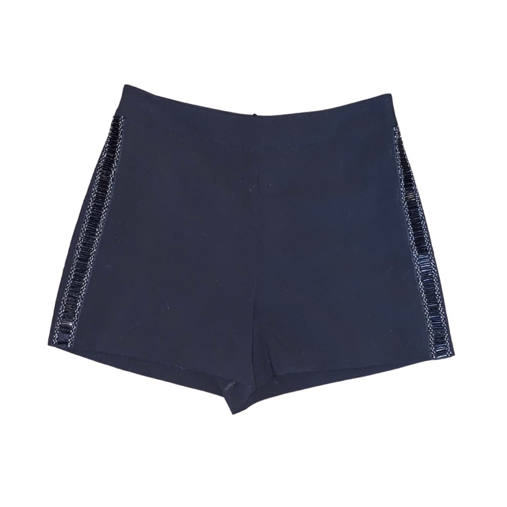 Zara Black Beaded Shorts